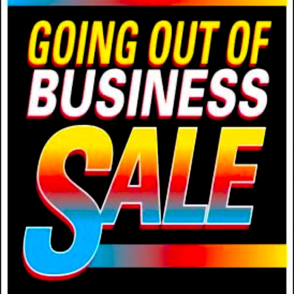 Sale everything must go